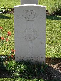 Salonika (Lembet Road) Military Cemetery - Walton, R